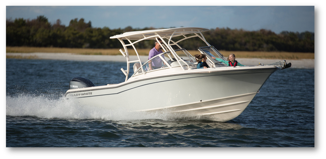 Amazing Mid-Range on Grady White 235 DC with Sharrow Propeller