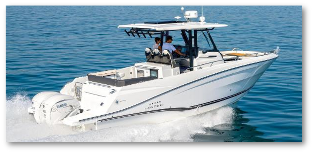 Sharrow XO™ Propellers on Jeanneau Leader 10.5 Series 2 with twin Yamaha 425 XTOs