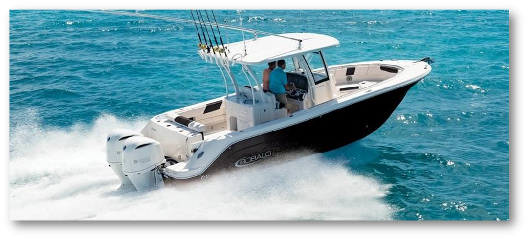 Robalo R302 with Twin Yamaha 300 HP